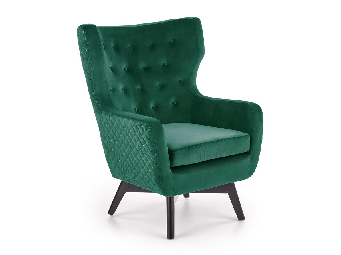 Fauteuil Houston 836 (Vert foncé + Noir)