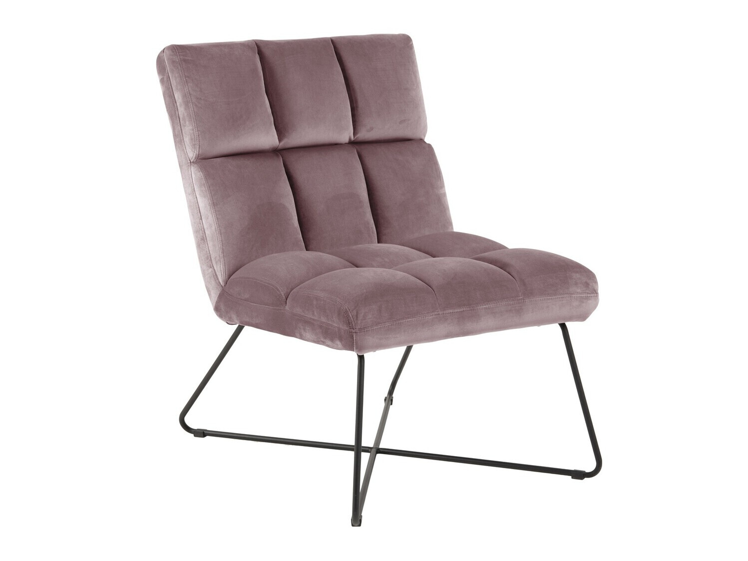 Fauteuil Norsica 370 (Rose Dusty + Noir)