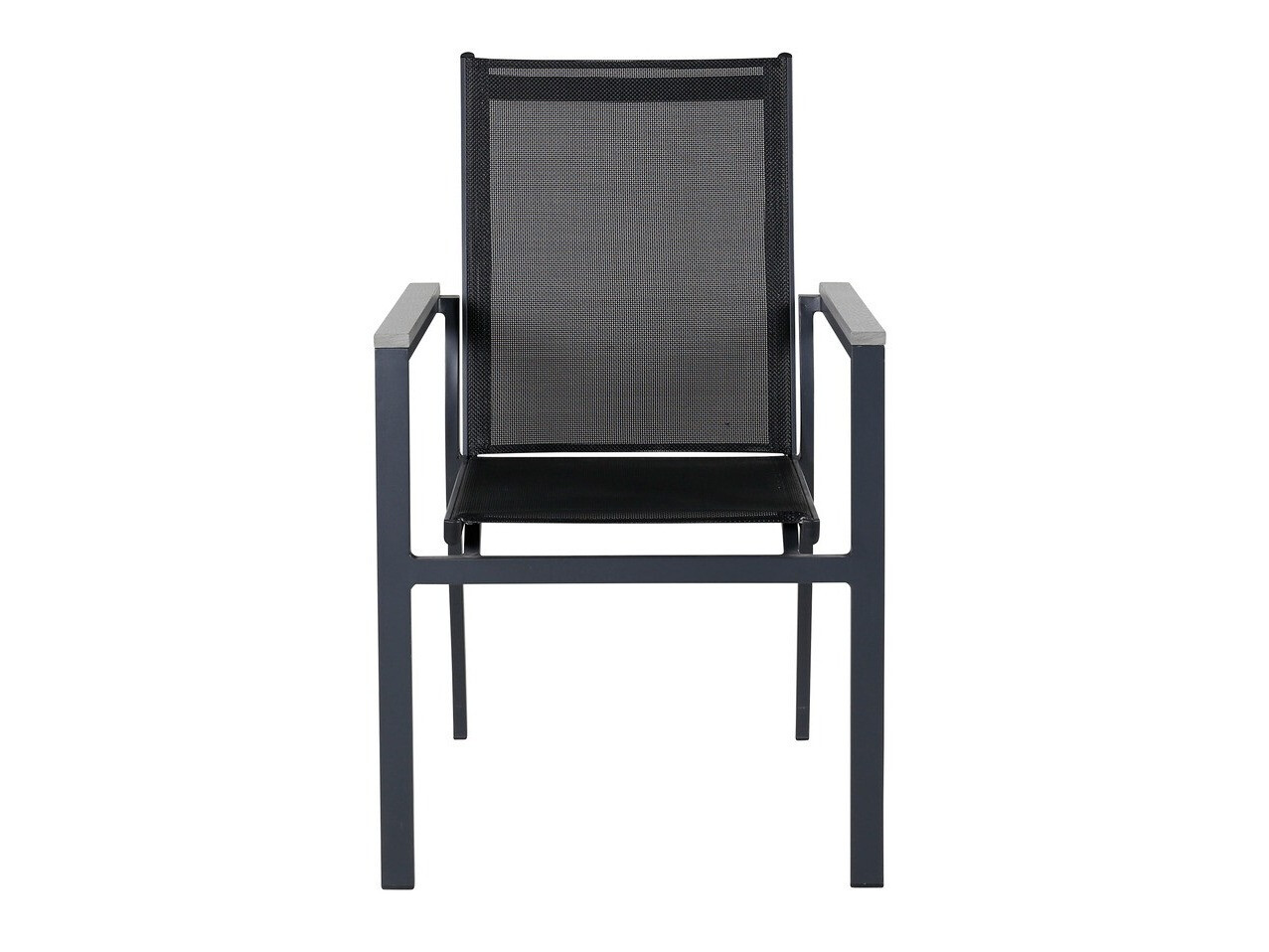 Chaise de jardin Dallas 2775 (Noir + Gris)
