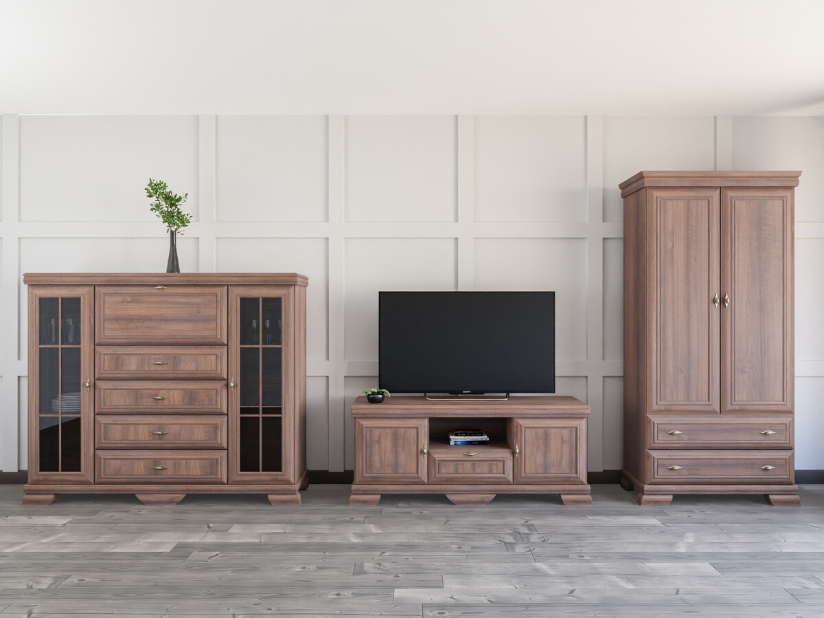 Ensemble de salon Salmeru 114 (Samoa King Noix)