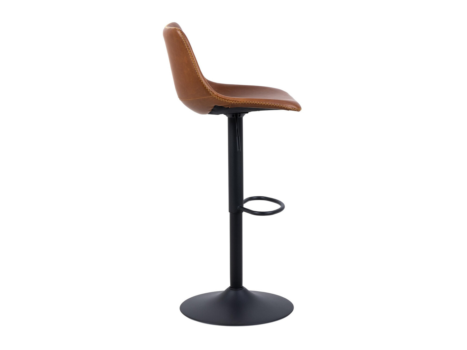 Chaise de bar mi-hauteur Norsica 500 (Noir + Marron)