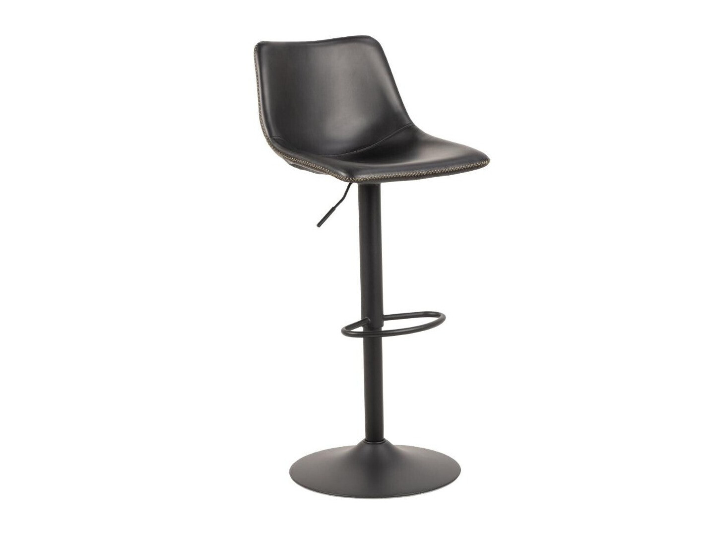 Chaise de bar mi-hauteur Norsica 500 (Noir)