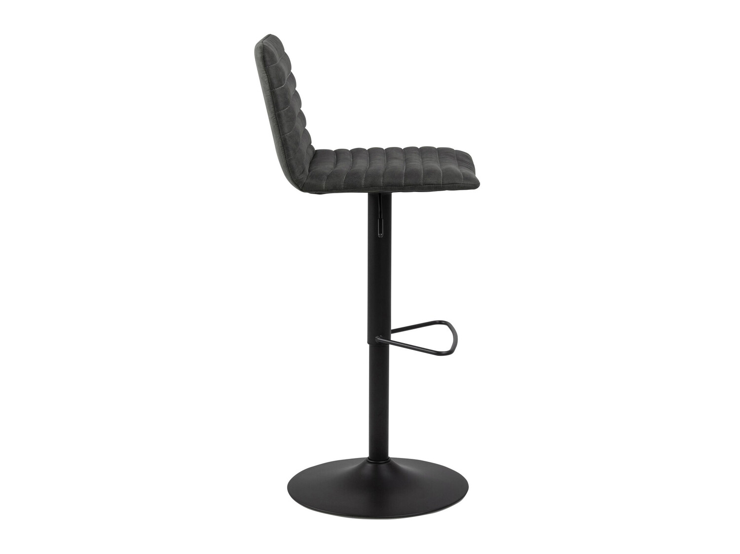 Chaise de bar mi-hauteur Norsica 501 (Anthracite + Noir)
