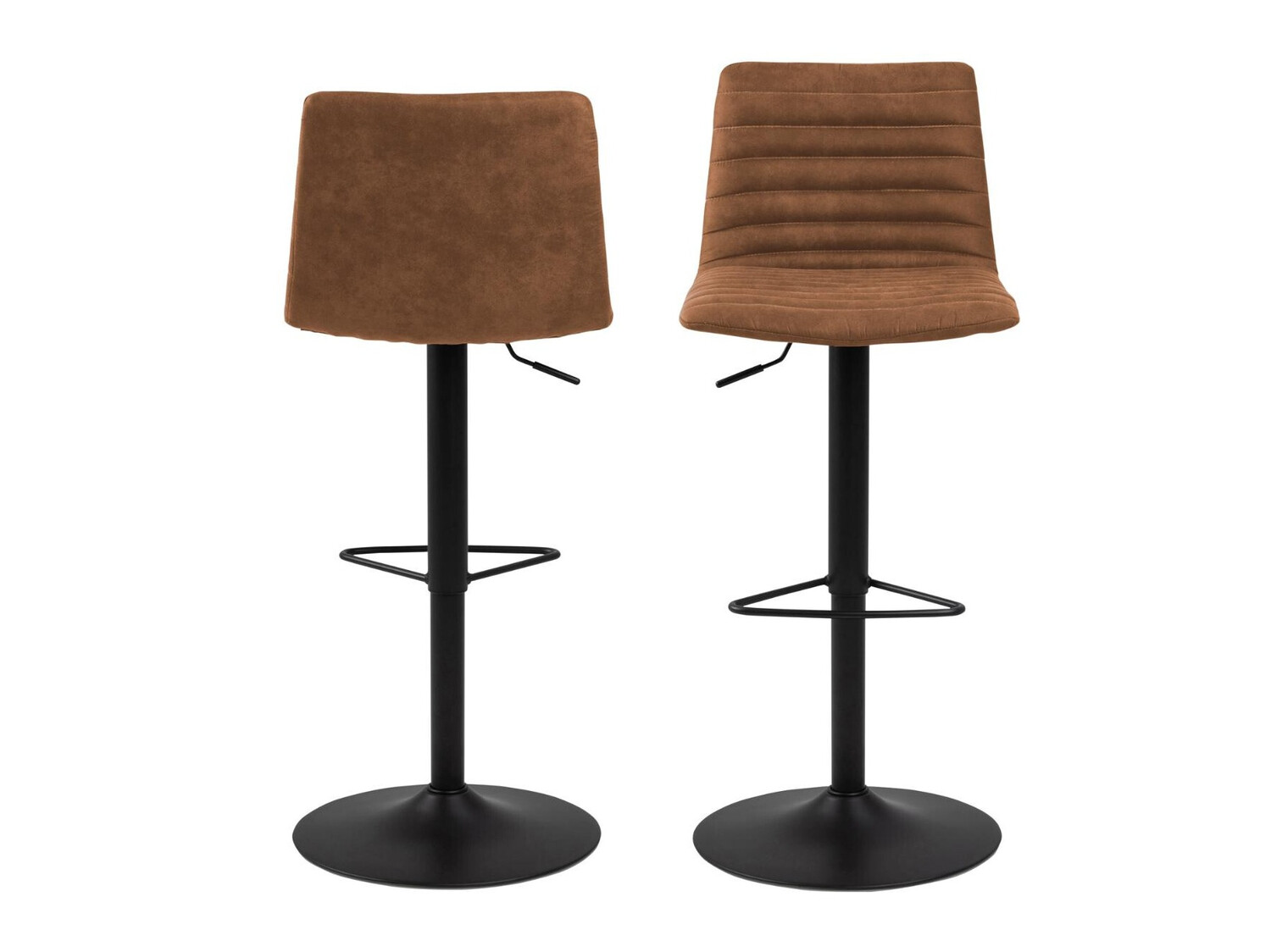 Chaise de bar mi-hauteur Norsica 501 (Marron + Noir)