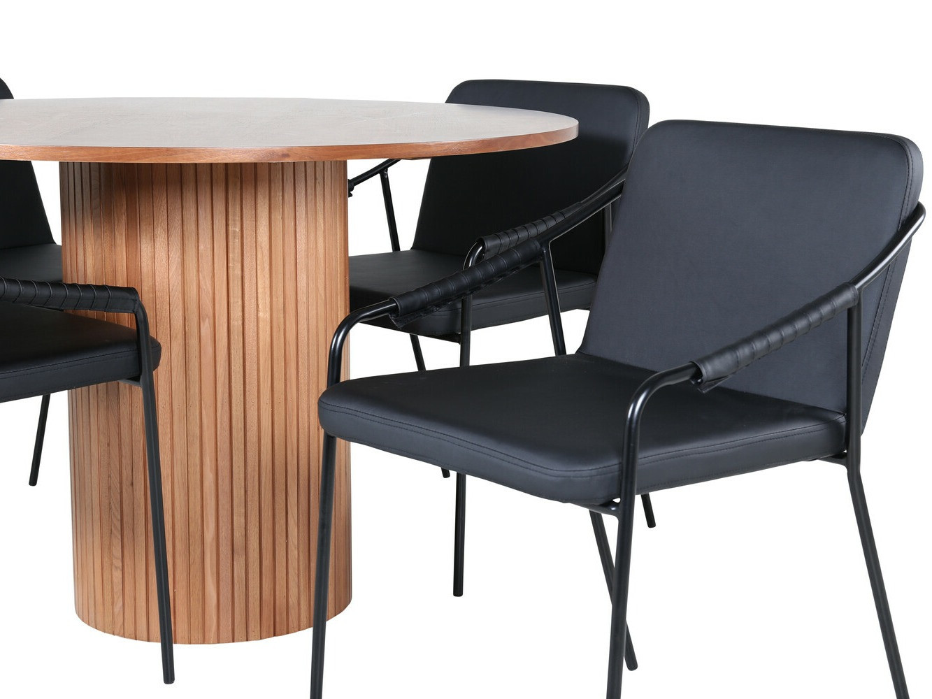Salle à manger complète Dallas 3098 (Noyer)