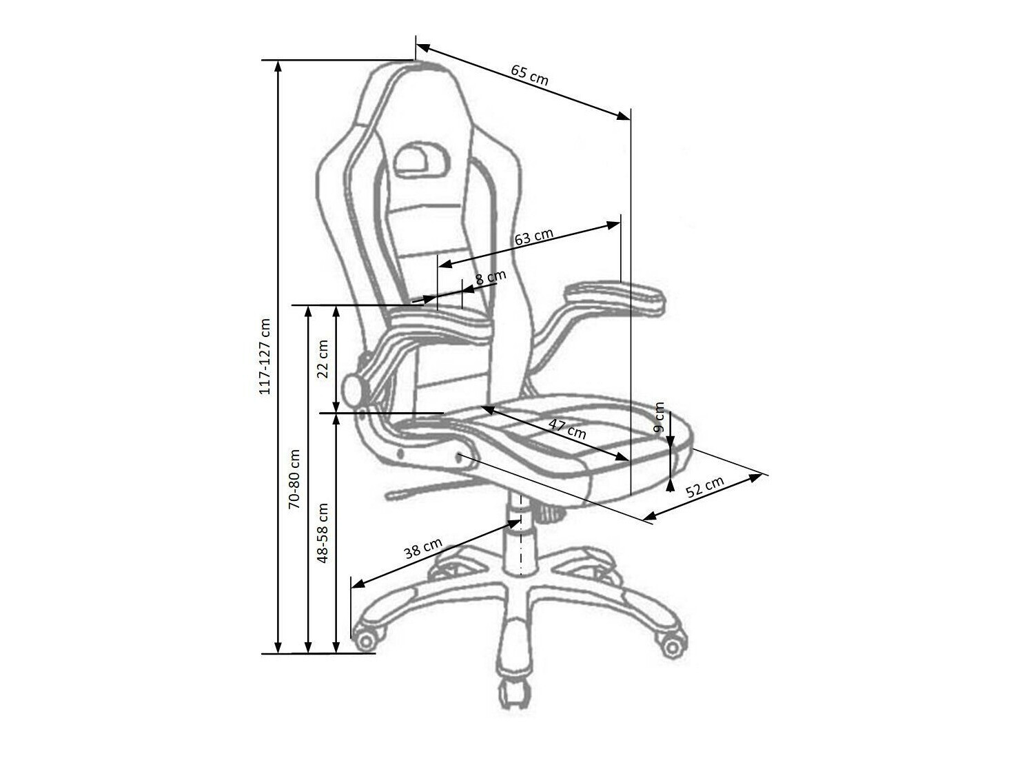 Chaise de bureau Houston 575