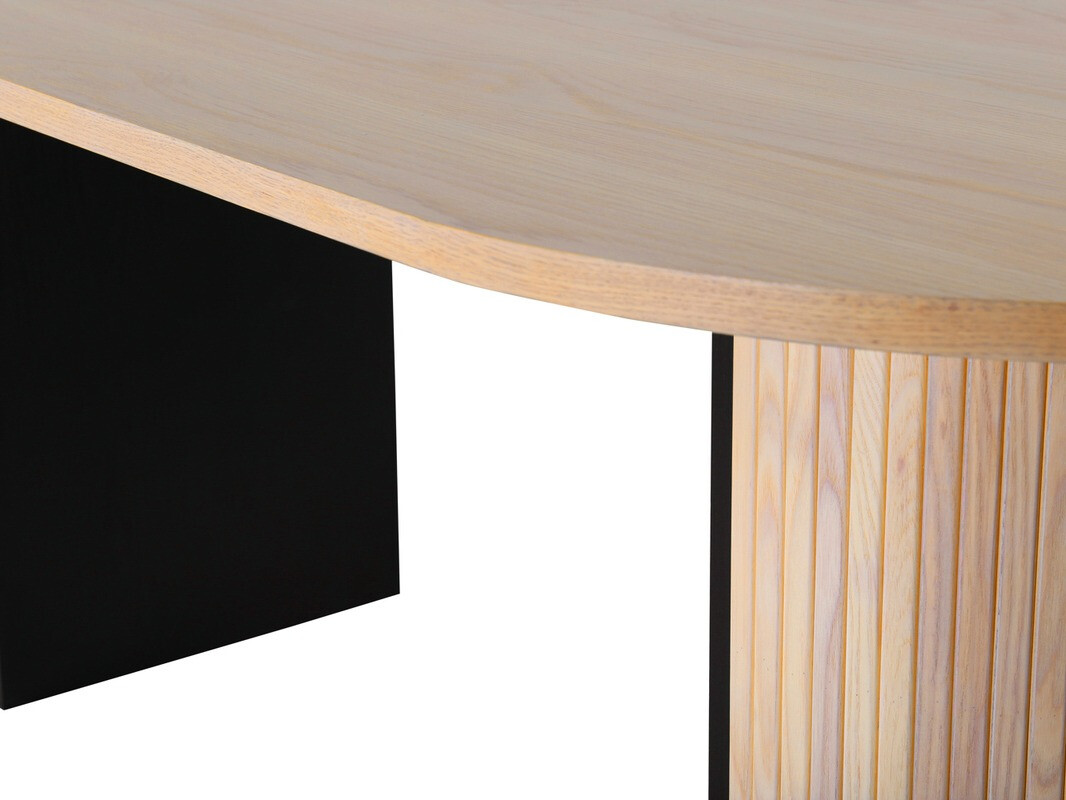 Table Dallas 1712 (Clair bois + Noir)