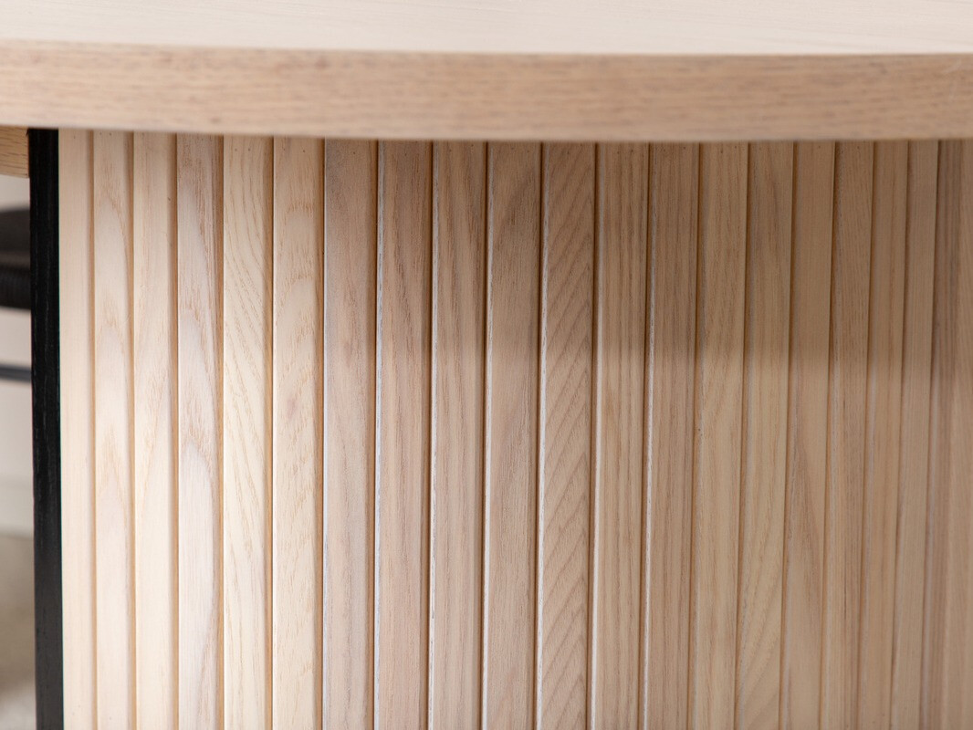 Table Dallas 1712 (Clair bois + Noir)