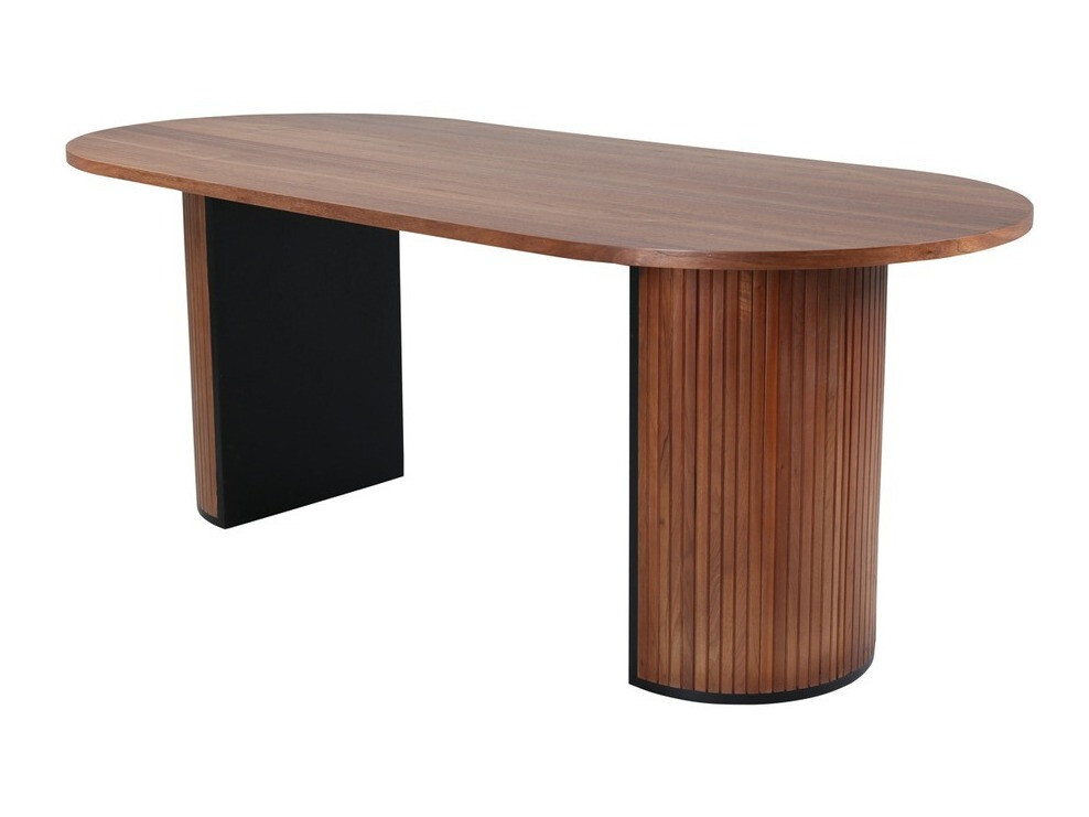 Table Dallas 1712 (Noix + Noir)