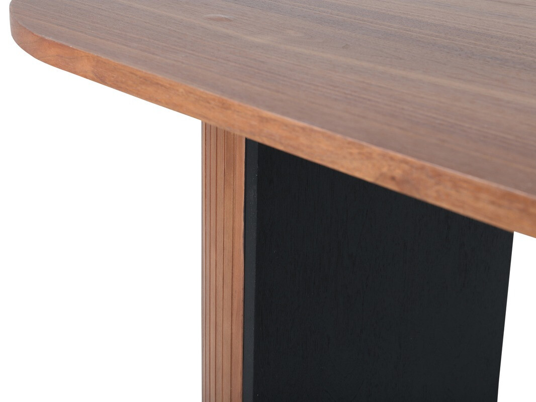 Table Dallas 1712 (Noix + Noir)