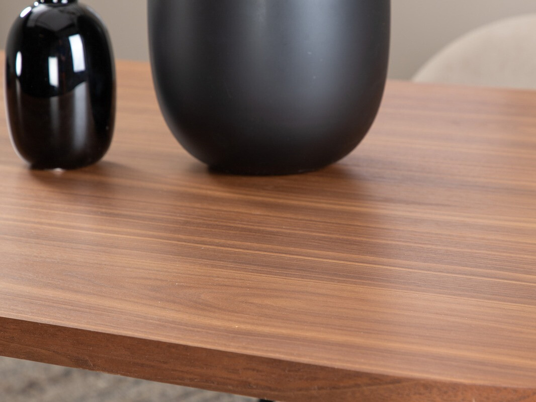 Table Dallas 1712 (Noix + Noir)