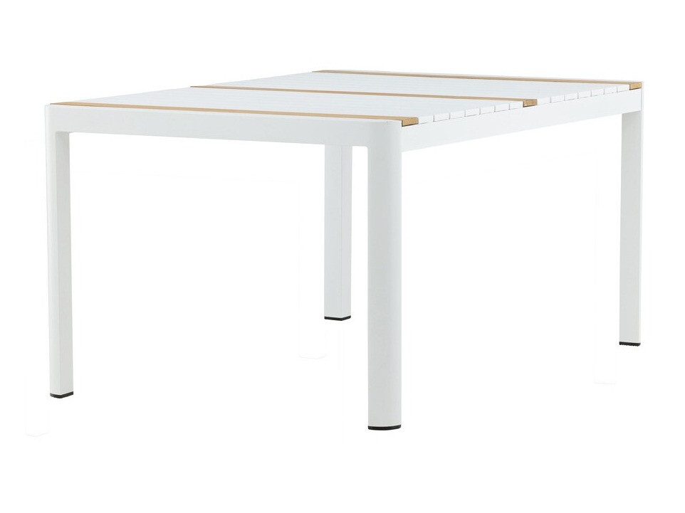Table de jardin Dallas 2828 (Blanc + Marron)
