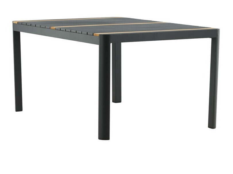 Table de jardin Dallas 2828 (Noir + Marron)