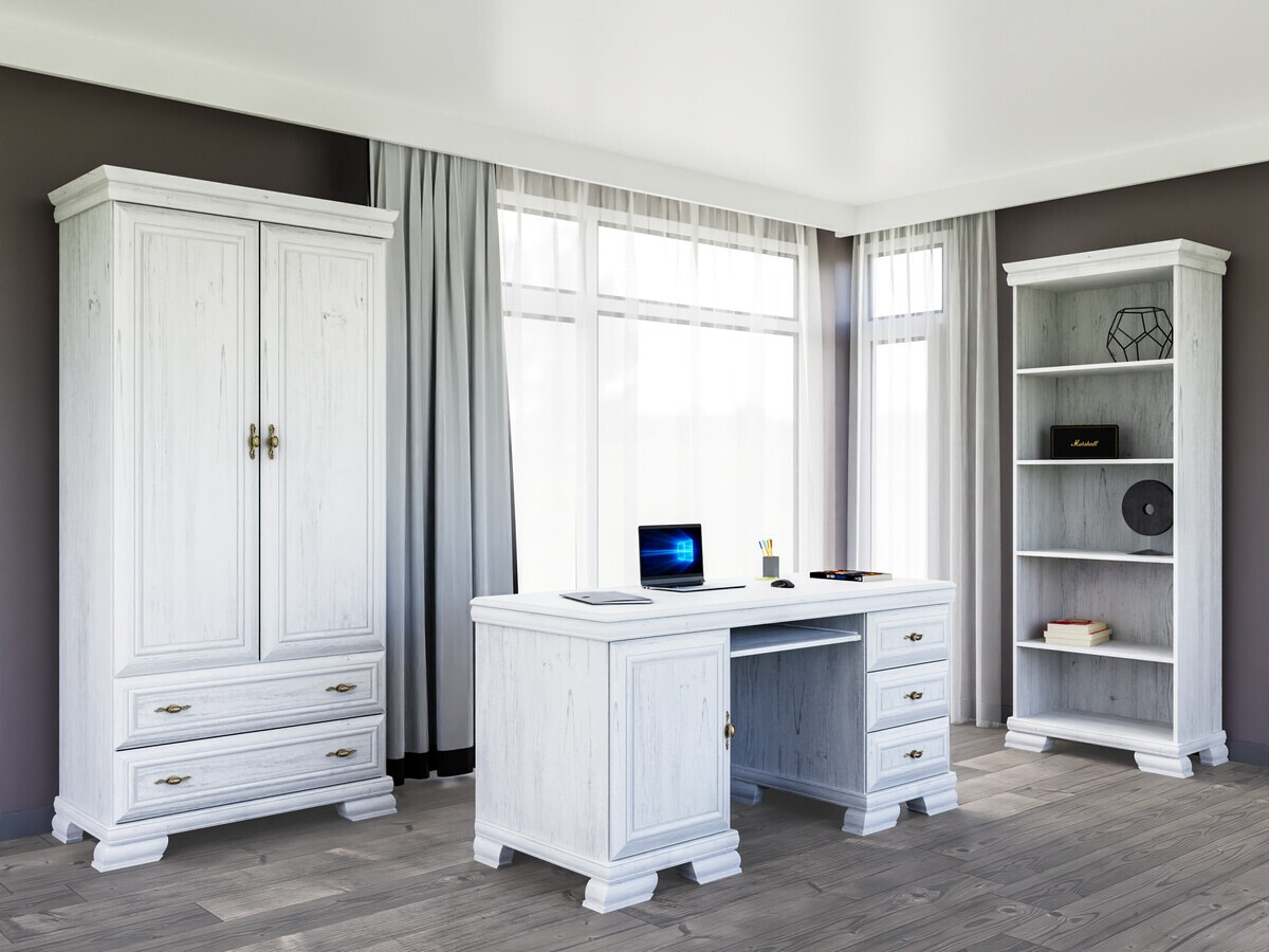 Ensemble de bureau à domicile Salmeru 118 (Pin Anderson)