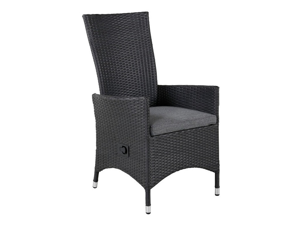 Fauteuil de jardin Dallas 735 (Noir + Gris)