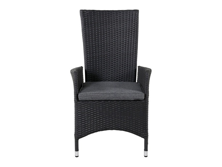 Fauteuil de jardin Dallas 735 (Noir + Gris)