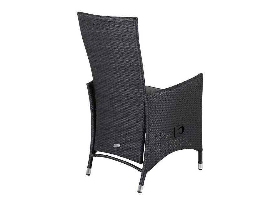 Fauteuil de jardin Dallas 735 (Noir + Gris)