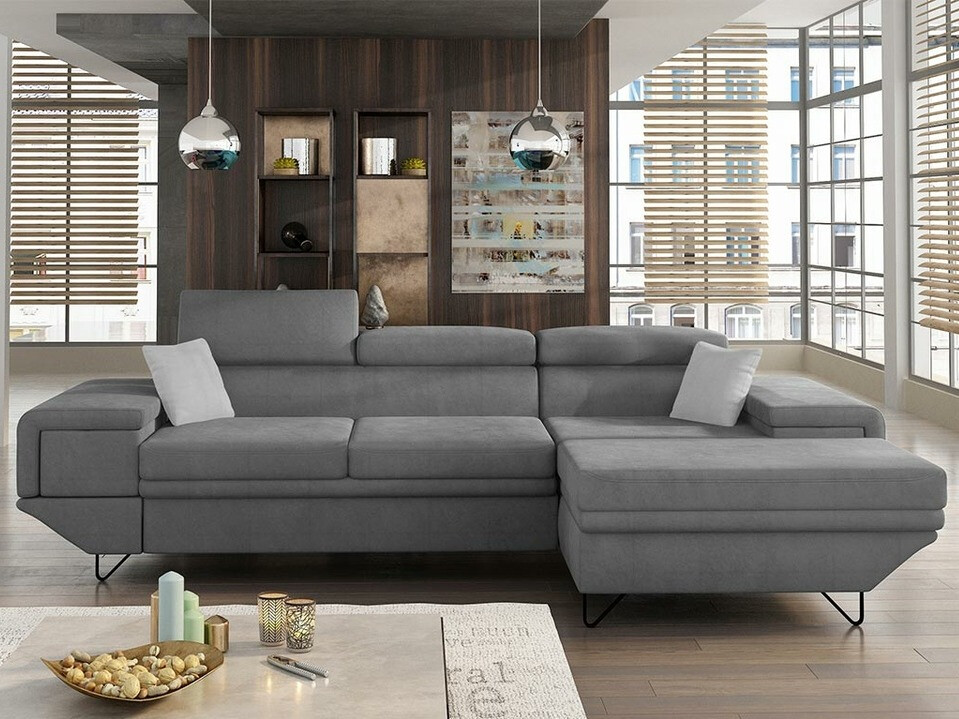 Canapé d'angle Comfivo 263 (Uttario Velvet 2971 + Uttario Velvet 2973)