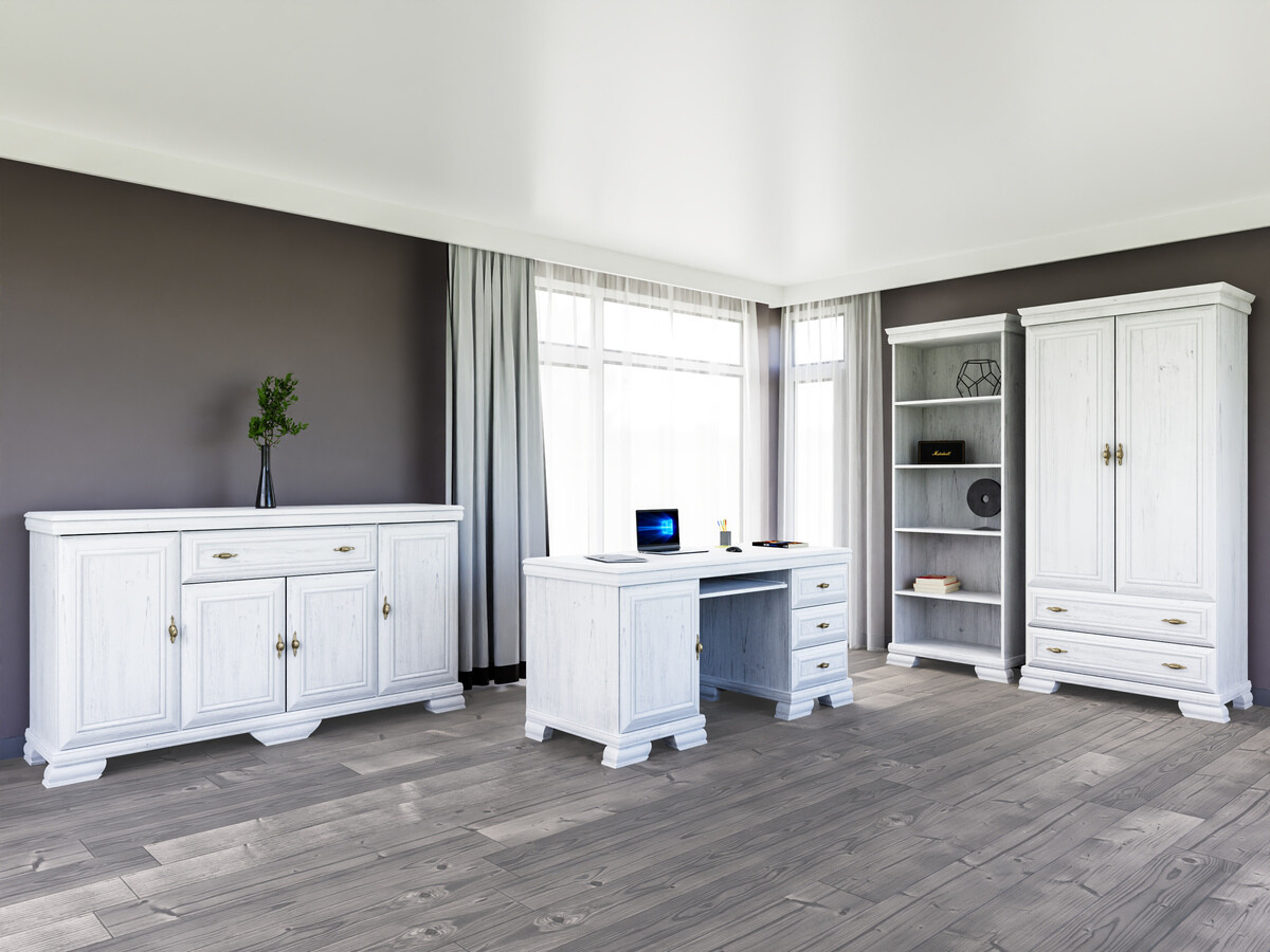 Ensemble de bureau à domicile Salmeru 119 (Pin Anderson)