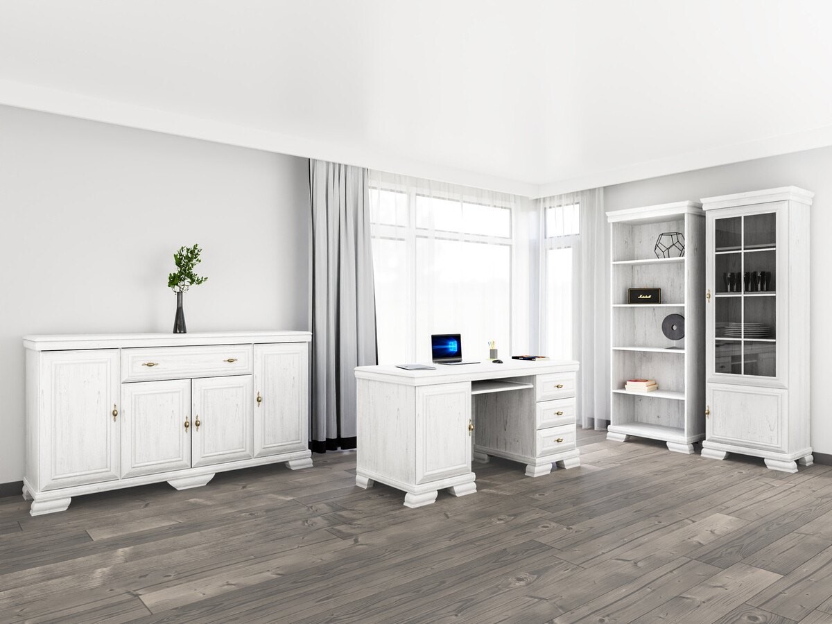 Ensemble de bureau à domicile Salmeru 121 (Pin Anderson)