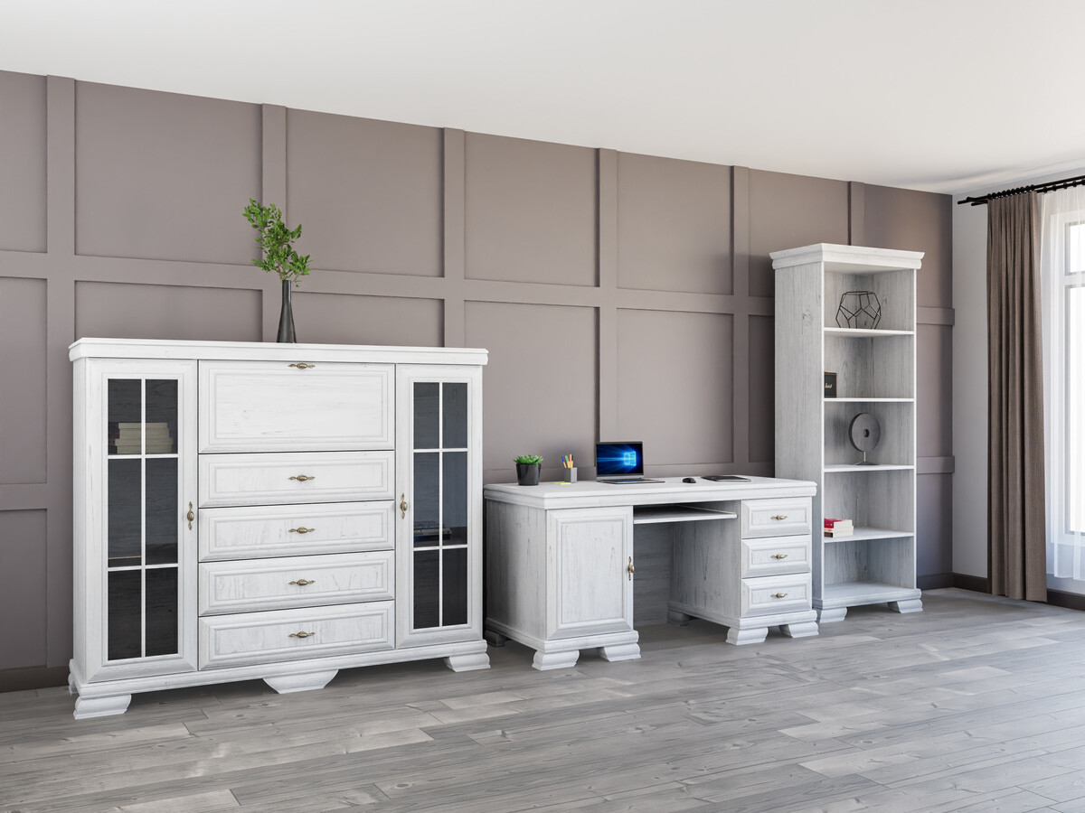 Ensemble de bureau à domicile Salmeru 122 (Pin Anderson)