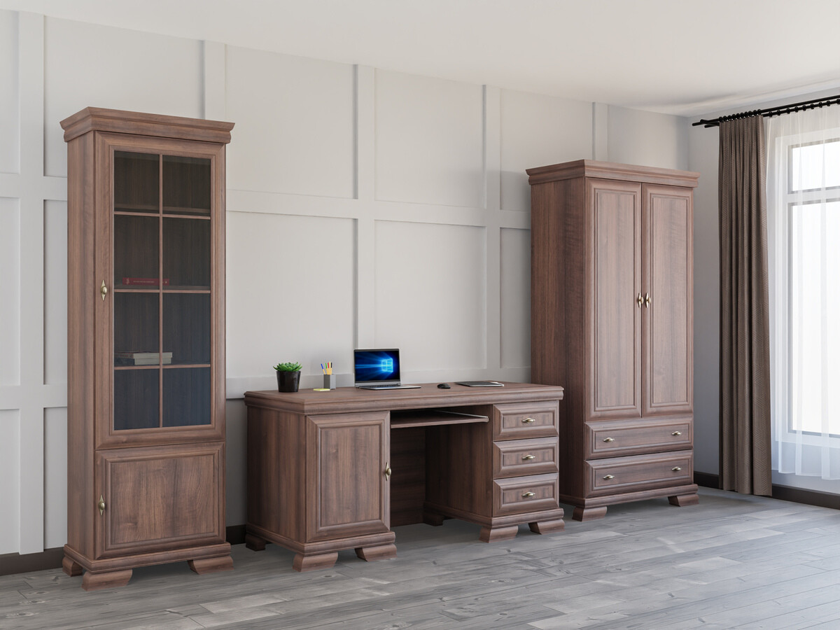 Ensemble de bureau à domicile Salmeru 123 (Samoa King Noix)