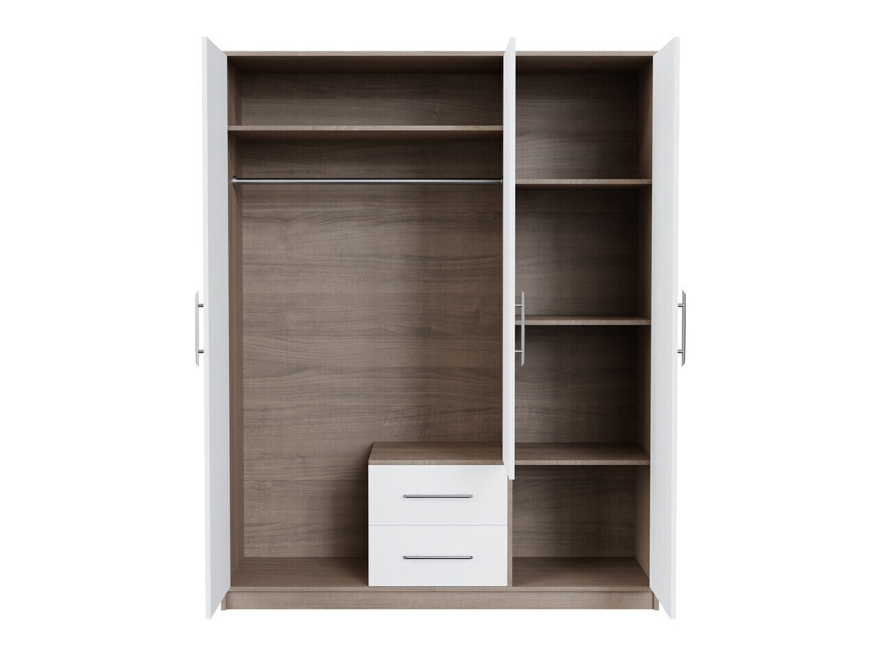 Armoire Cavmero 103 (Sonoma chêne + Blanc)