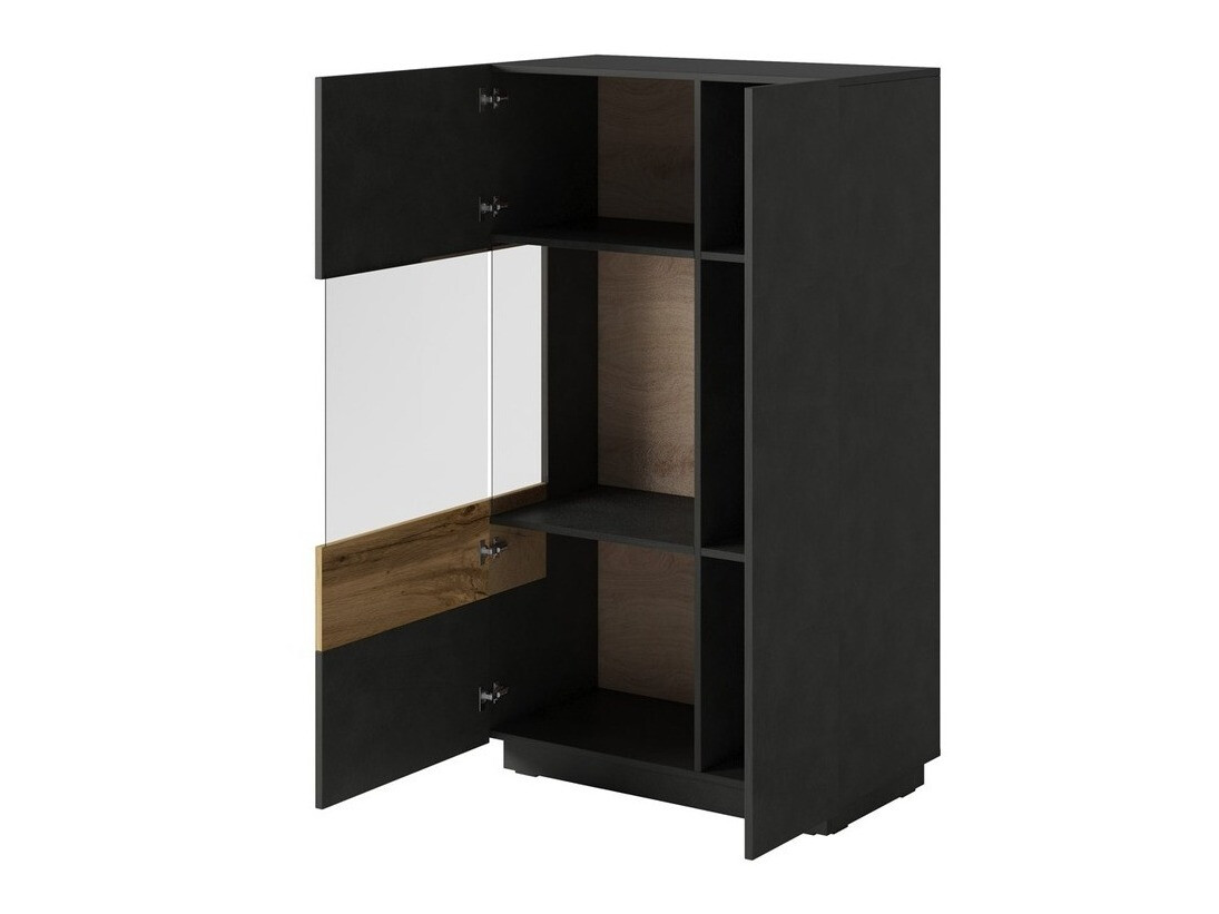 Buffet Livlore 104 (Matera gris + Chêne wotan)