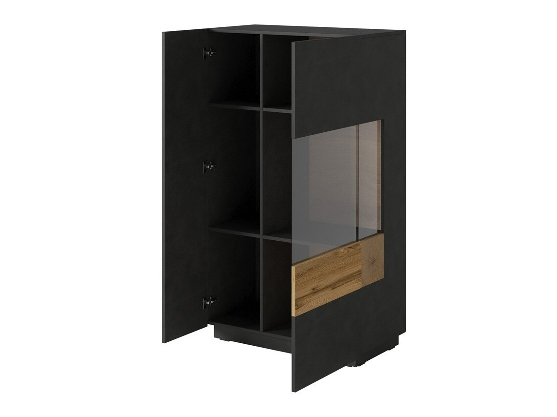 Buffet Livlore 104 (Matera gris + Chêne wotan)
