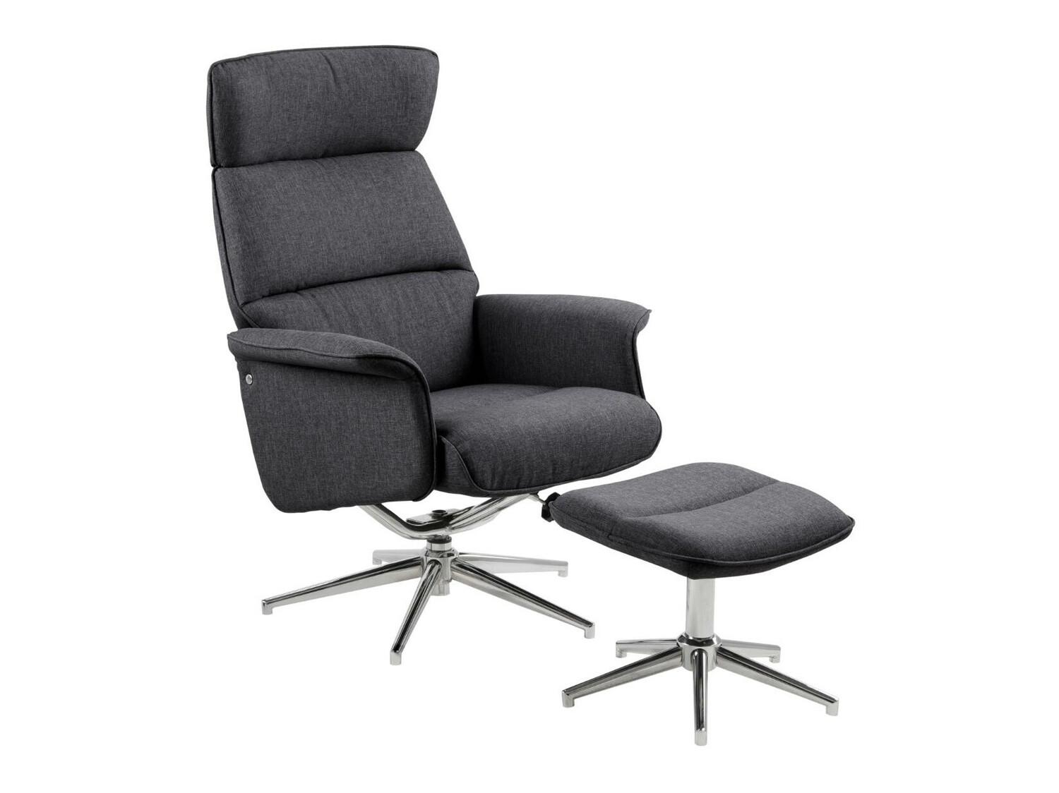 Fauteuil Norsica 570 (Gris foncé + Argent)