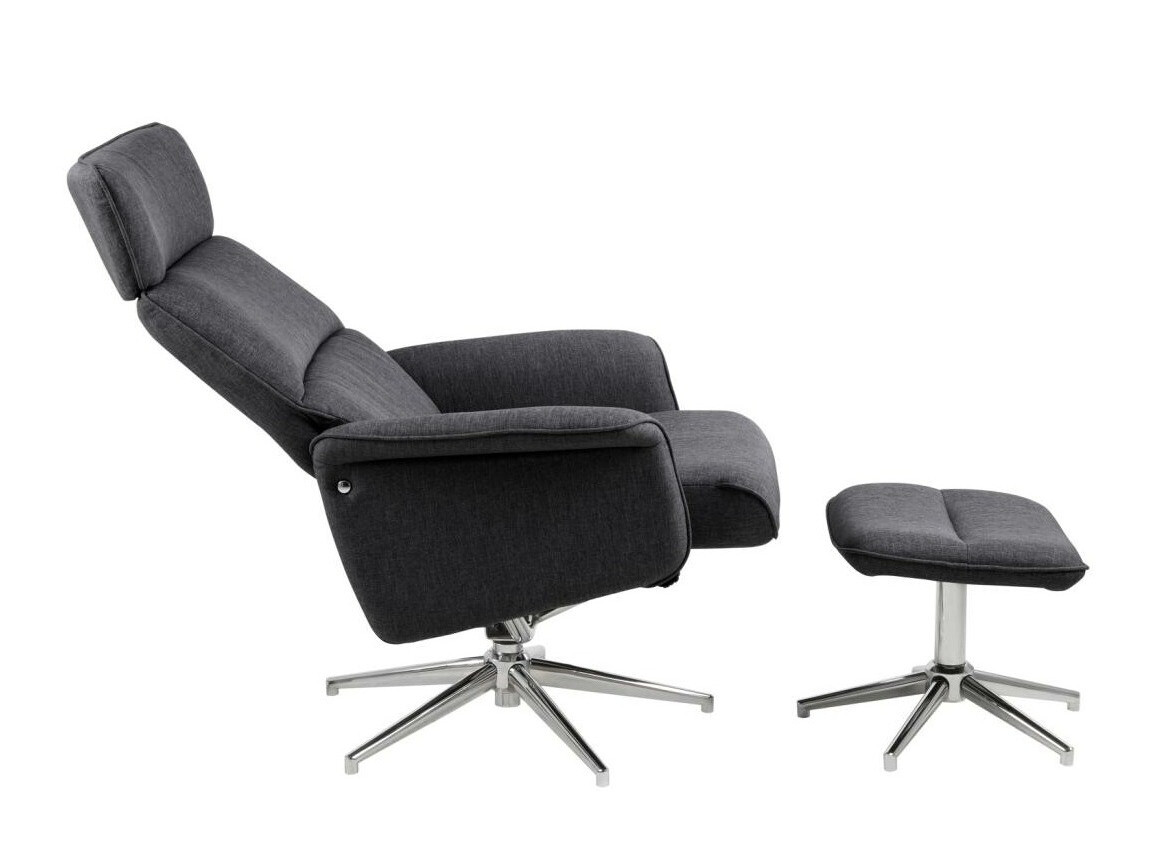 Fauteuil Norsica 570 (Gris foncé + Argent)