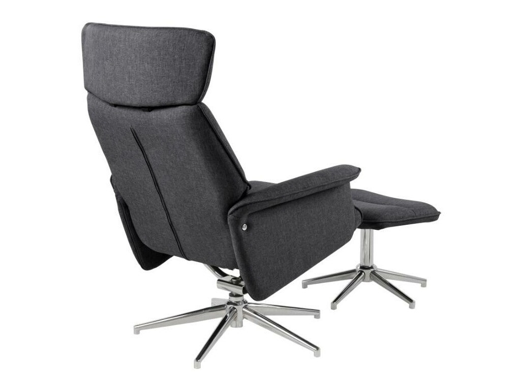 Fauteuil Norsica 570 (Gris foncé + Argent)