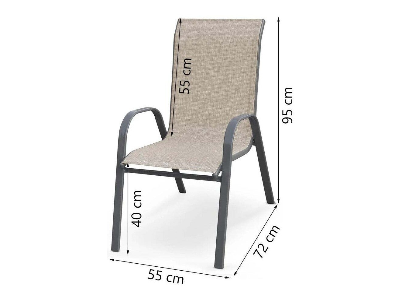Chaise de jardin Houston 1069