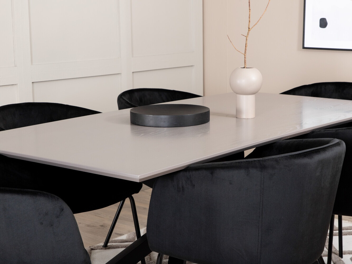 Salle à manger complète Dallas 3036 (Noir)