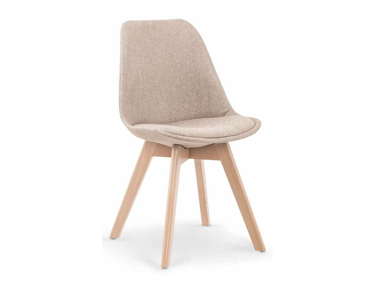 Chaise Houston 412 (Crème + Clair bois)