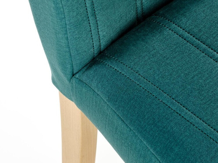 Chaise Houston 1216 (Vert foncé + Clair bois)
