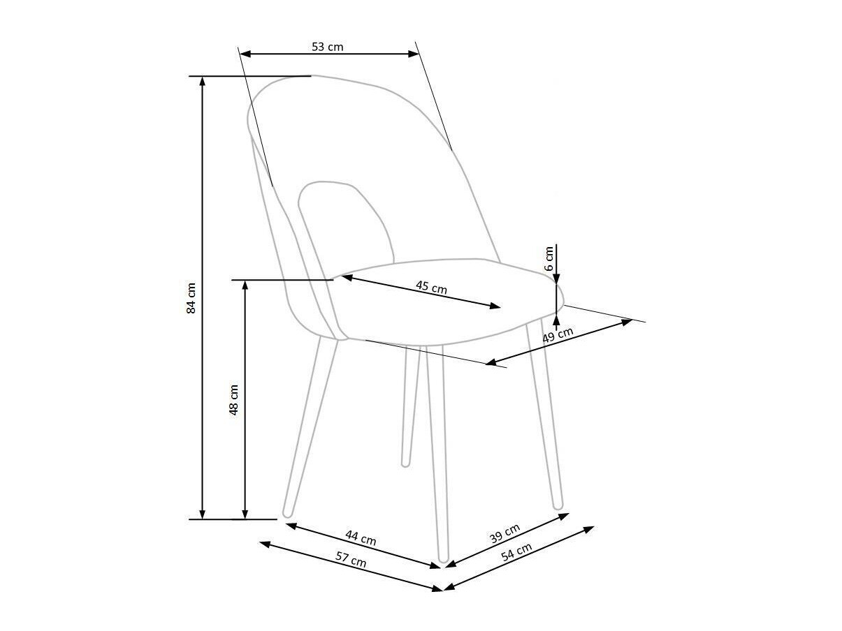 Chaise Houston 960 (Vert foncé + Noir)