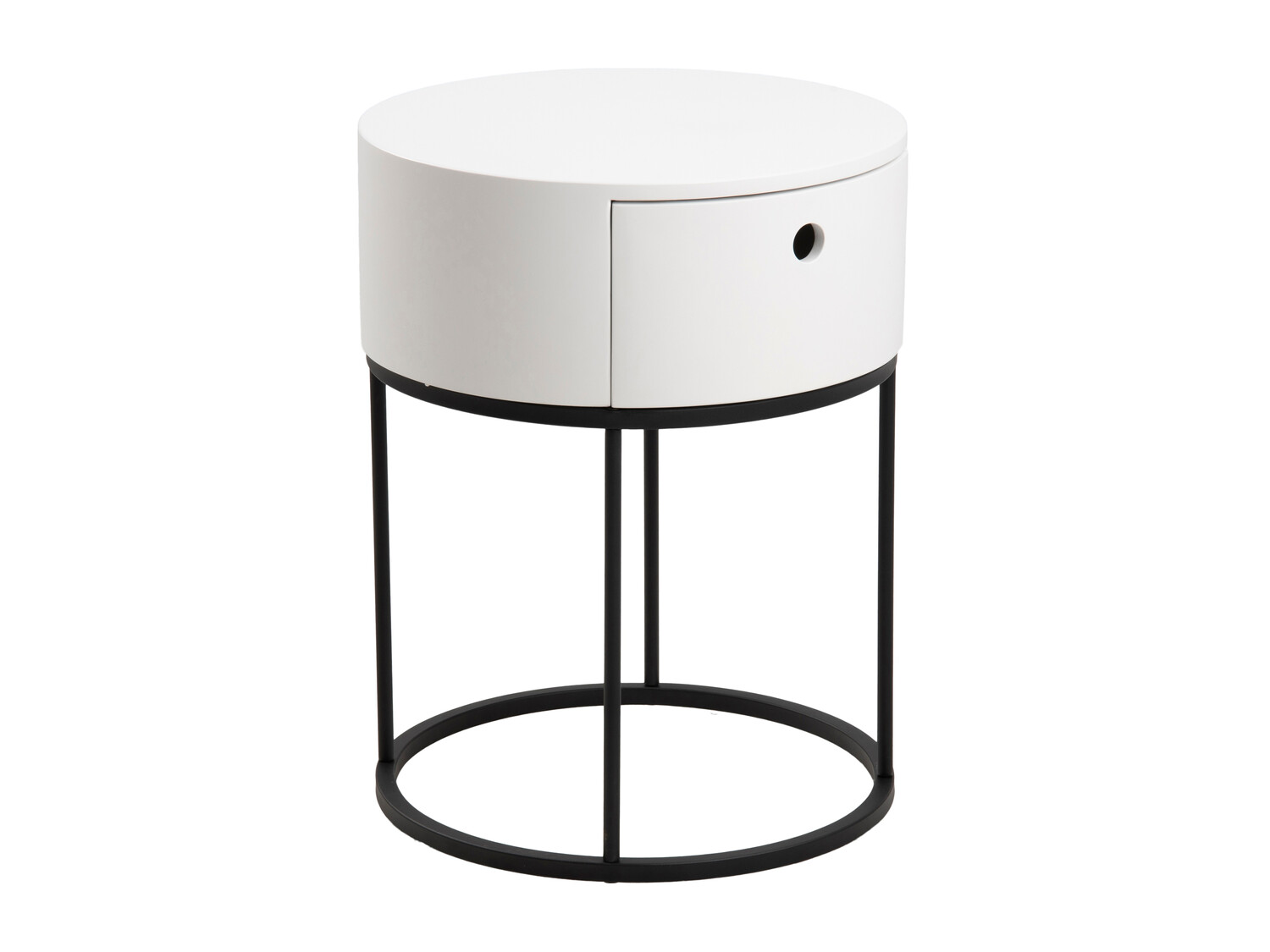 Table d'appoint Norsica 595 (Blanc + Noir)