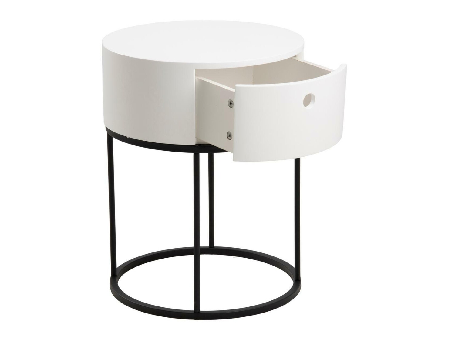 Table d'appoint Norsica 595 (Blanc + Noir)