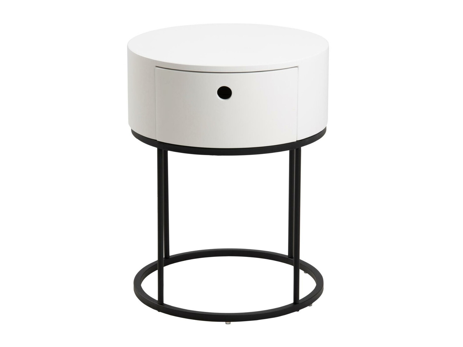 Table d'appoint Norsica 595 (Blanc + Noir)
