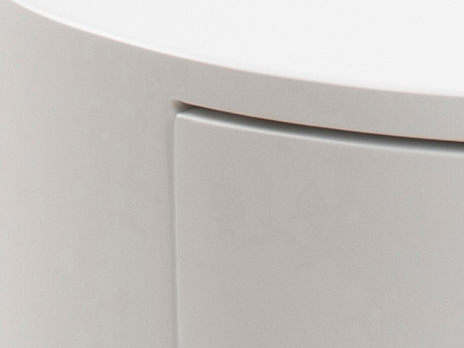 Table d'appoint Norsica 595 (Blanc + Noir)