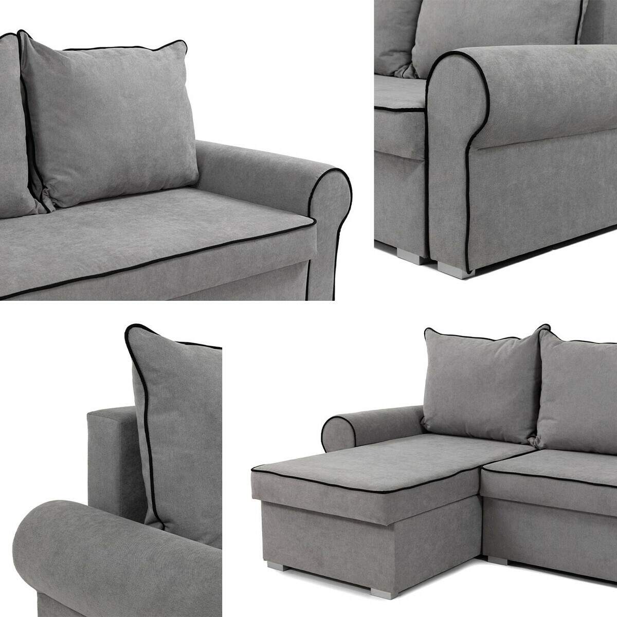 Canapé d'angle Comfivo 270 (Lux 05 + Lux 06)