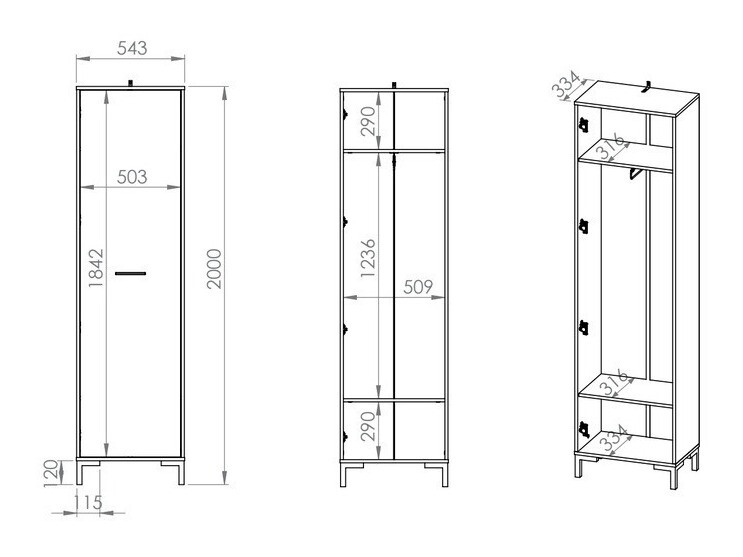 Meuble d'entrée Larnolo 109
