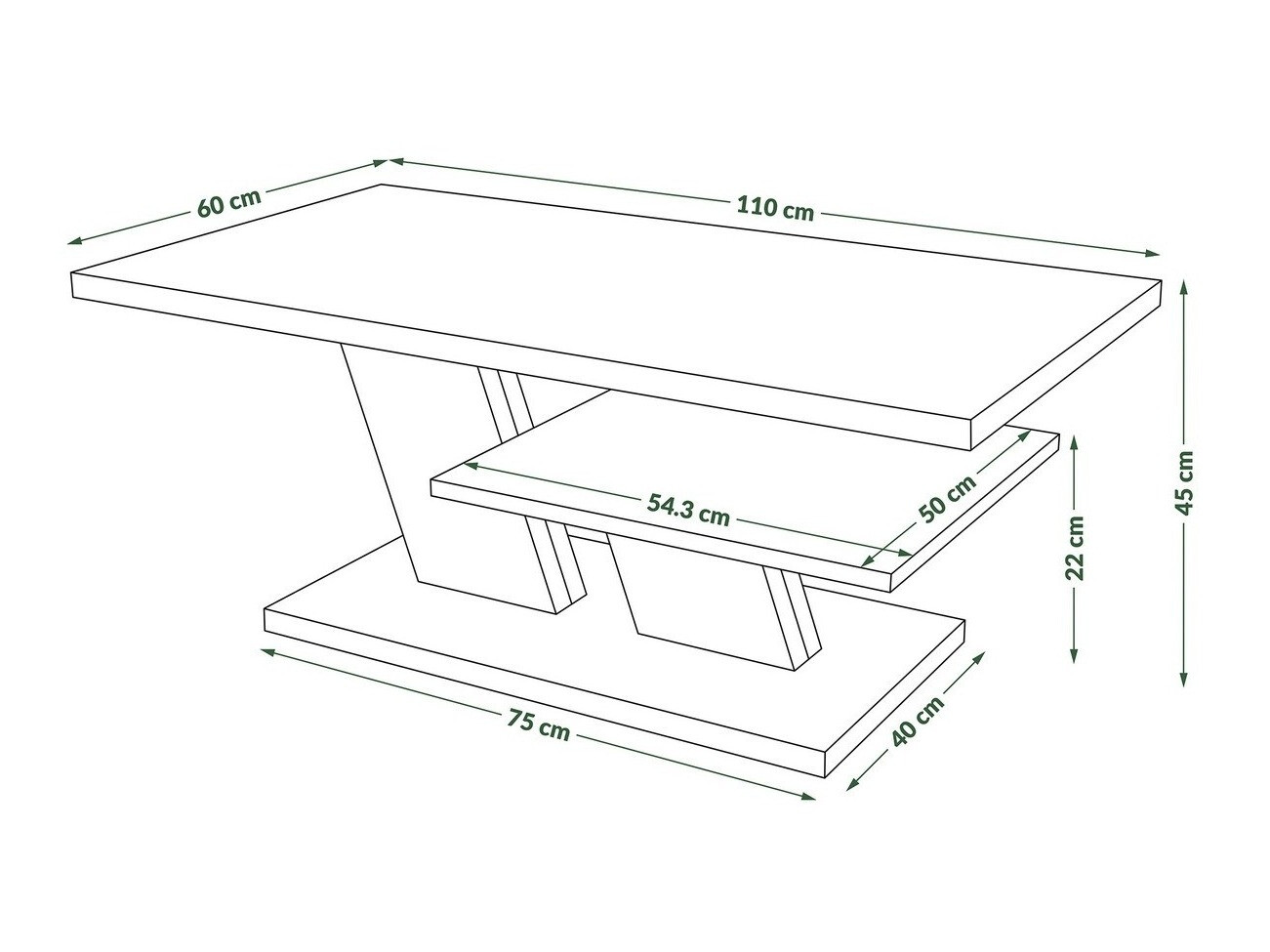 Table basse Glendale 101