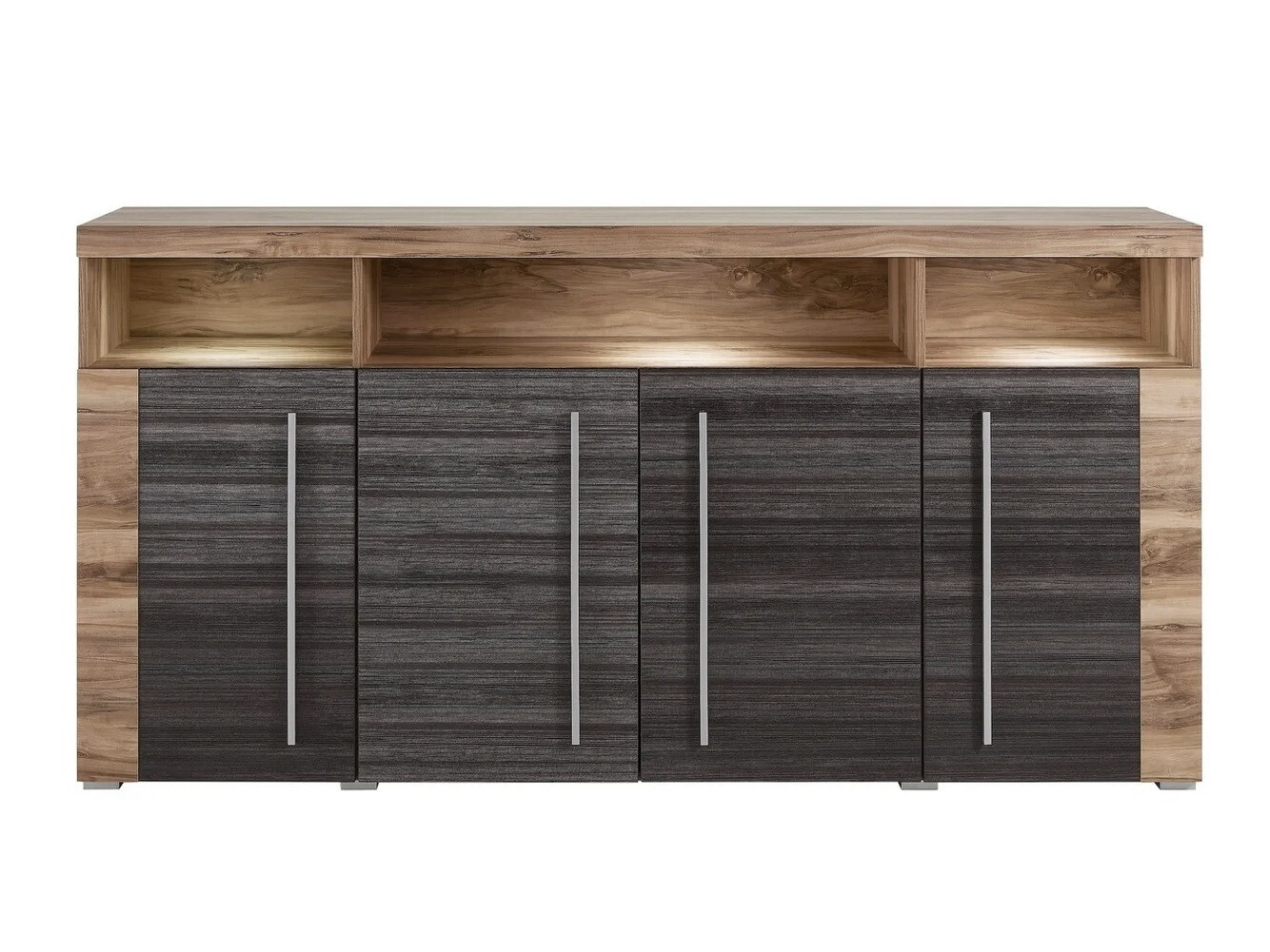 Buffet Sorciro 107 (Noix + Chêne foncé)