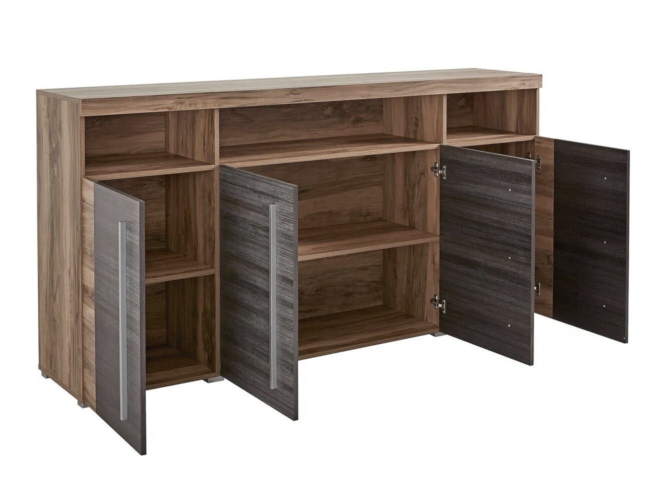 Buffet Sorciro 107 (Noix + Chêne foncé)