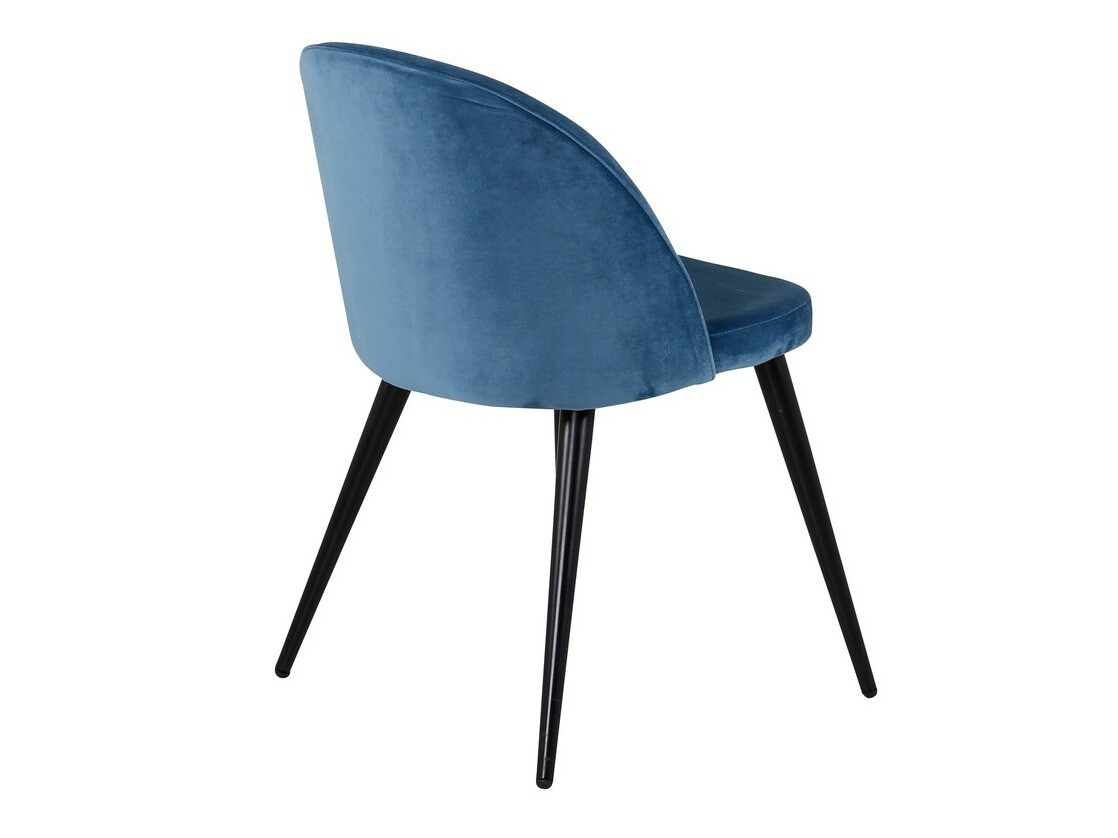 Chaise Dallas 153 (Bleu foncé + Noir)