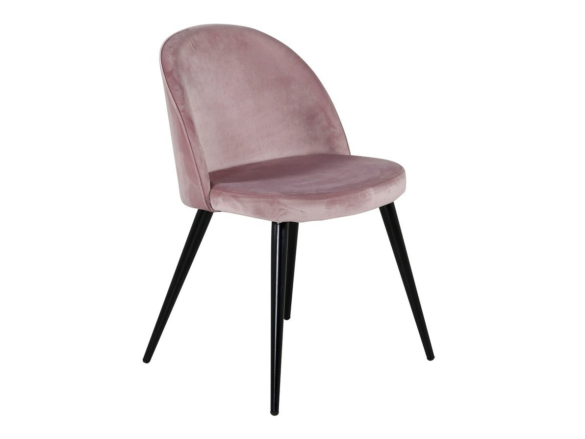 Chaise Dallas 153 (Rose Dusty + Noir)