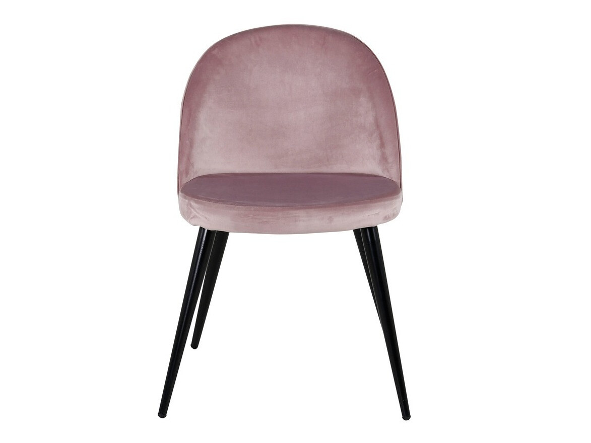 Chaise Dallas 153 (Rose Dusty + Noir)