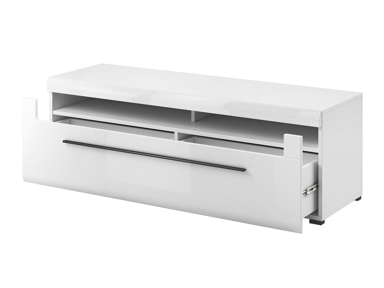 Ensemble de salon Ophsalu 112 (Blanc + Blanc brillant)